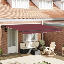 Tenda da Sole Retrattile solare esterno Ombra per Balcone Protettiva UV vidaXL
