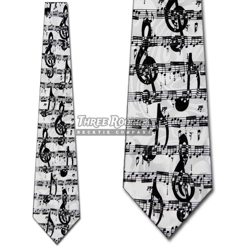 Cravatta spartiti clef - cravatta,