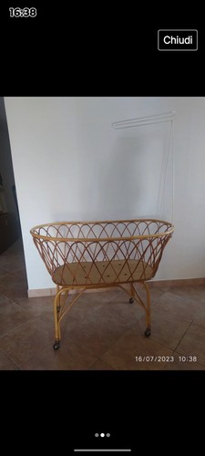 Culla vimini usata - in,