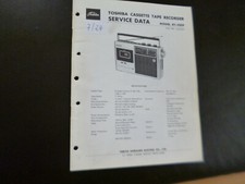 Manuale di servizio originale schema elettrico Toshiba RT-330F