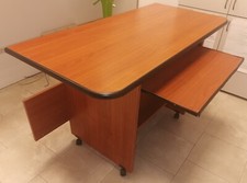 Scrivania porta con ripiano - scrivania,