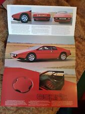 Brochure Lancio Lotus Esprit Serie 1 1975 Ottime Condizioni SPEDIZIONE GRATUITA S1