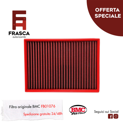 Filtro aria sportivo bmc ford - filtro,