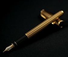 Rara penna stilografica Parker Sonnet Cartucce in Athenes 18K bicolore pennino selezione