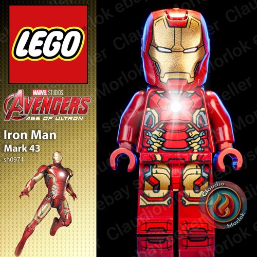 Lego iron man mark - iron, 43