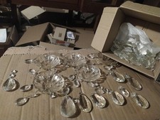 gocce e cristalli per lampadario