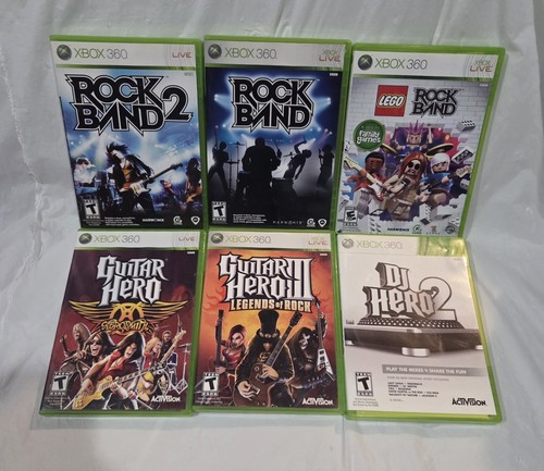 Xbox 360 rock band - rock,