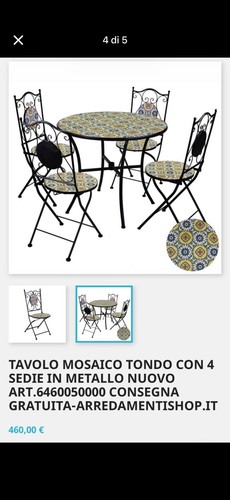 Tavolo ferro battuto - in,