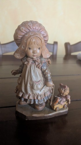 Statuina legno scolpito anri - scolpito,