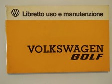 MANUALE VOLKSWAGEN GOLF 1976