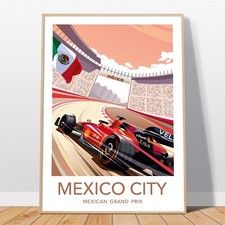 Mexico City F1 Poster –