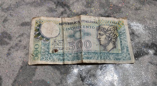 500 lire carta - 500,