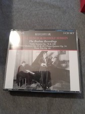 ADOLPH BUSCH & RUDOLF SERKIN - THE BRAHMS RECORDINGS. BOX 3 CD ANDROMEDA