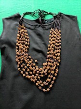Collana artigianale multigiro - collana,