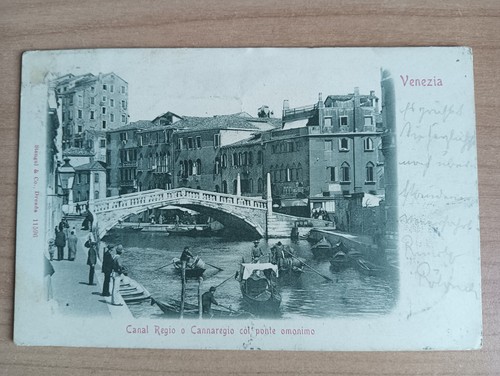 Cartolina italia venezia - cartolina, canal