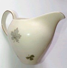 Lattiera Bavaria Porcellana Johann Havilland Avorio Foglie Vintage Da Collezione