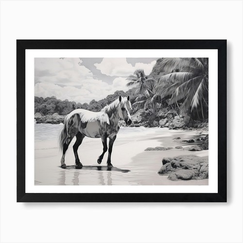 Quadro olio cavallo anse - olio, un