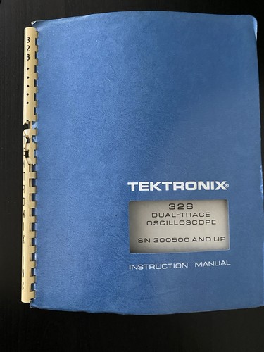 Tektronix 326 oscilloscopio - tektronix,