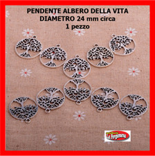 ALBERO DELLA VITA SEGNAPOSTO CIONDOLO METALLO MATRIMONIO APPLICAZIONE BOMBONIERE