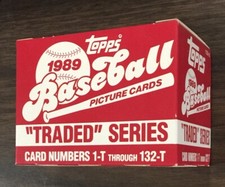 1989 TOPPS TRADED Baseball