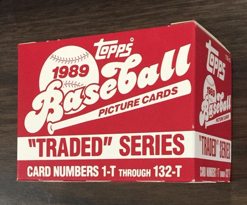 1989 topps traded - traded, baseball