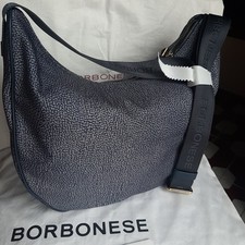 BORBONESE - Borsa Luna Color Blu Aviazione 