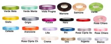 Nastro Raso 6mm 25mt Colori
