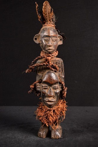 Statua old dogon mali - an,