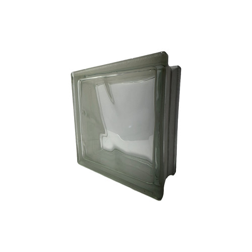 Vetro mattone ondulato chiaro - mattone,