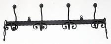 stile antico Attaccapanni In Ferro Battuto Forgiato Da Parete appendiabiti 