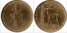 CITTÀ DEL VATICANO LIRE 20