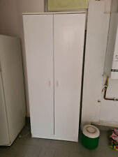 ARMADIO MULTIUSO BIANCO 2 ANTE E 5 RIPIANI