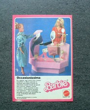 K925-Advertising Pubblicità-1984- BARBIE ,MATTEL, OCCASIONISSIMA BOUTIQUE MODA