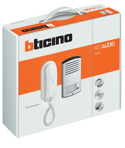 Kit audio monofamiliare - 2, fili