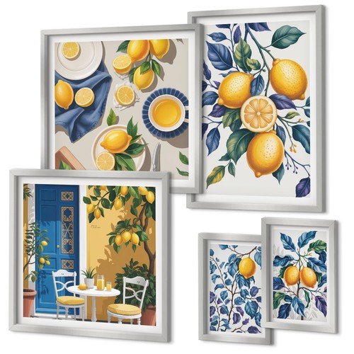 Set quadri multi pezzi piatti - set,