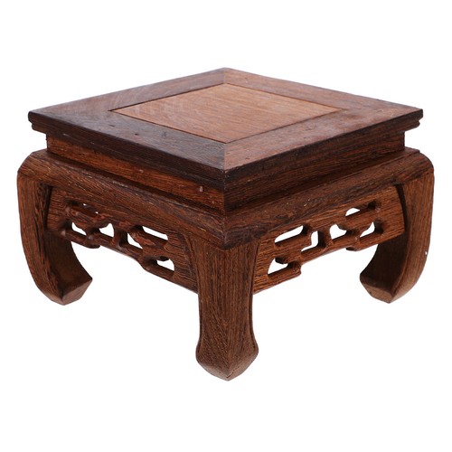 Base quadrata legno per - in,