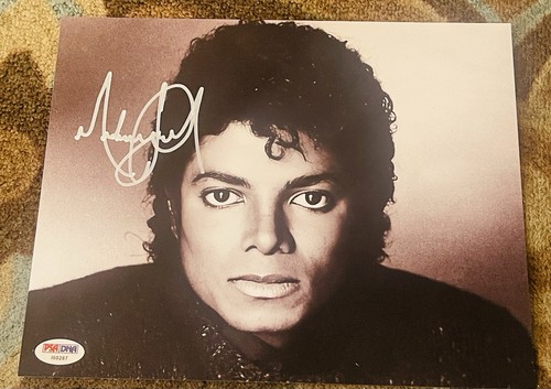 Psa dna michael jackson foto - michael,
