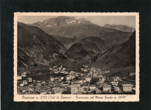 Cartolina predazzo val - cartolina,