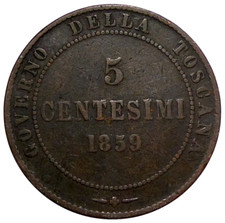 ITALIE 5 Centesimi 1859