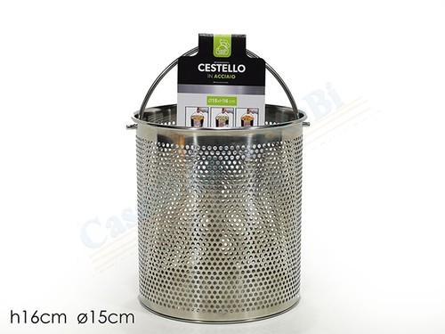 Cestello cuocipasta con manico