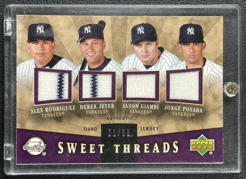 Maglia quad derek jeter giambi - quad,