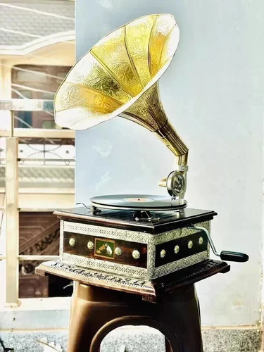 Grammofono vintage - vintage,