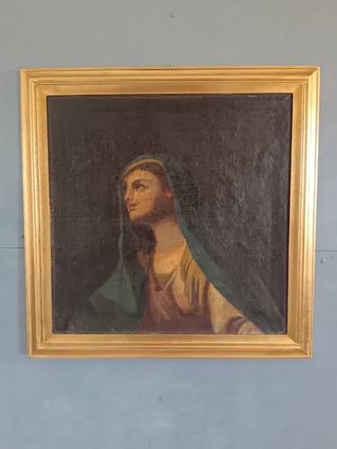Antico dipinto olio tela - dipinto,