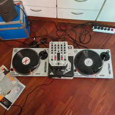 Vendesi storica console da DJ completa: Giradischi + mixer + Casse