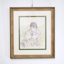 QUADRO DISEGNO A TEMPERA