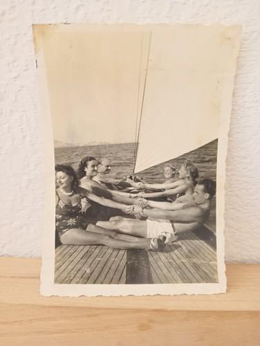 Gruppo barca vela - barca, estate