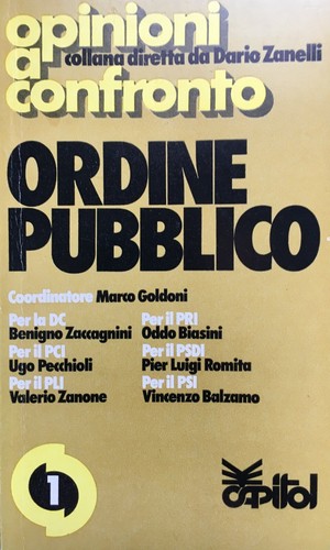 Ordine pubblico capitol 1977 - ordine, capitol,