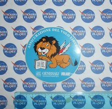 ADESIVO STICKER VINTAGE AUTOCOLLANT GENERALI ASSICURAZIONI ORIGINAL 