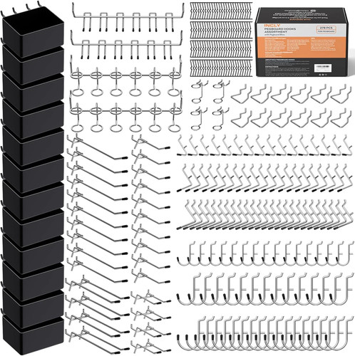 278pcs pegboard accessori - pegboard,