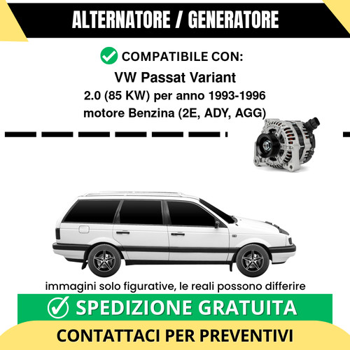 Alternatore passat variant - alternatore,